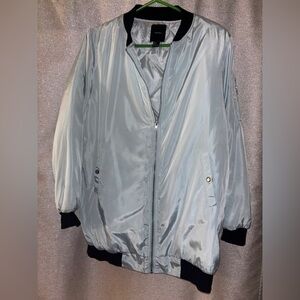 Forever 21 Longline Bombed Jacket, Size L